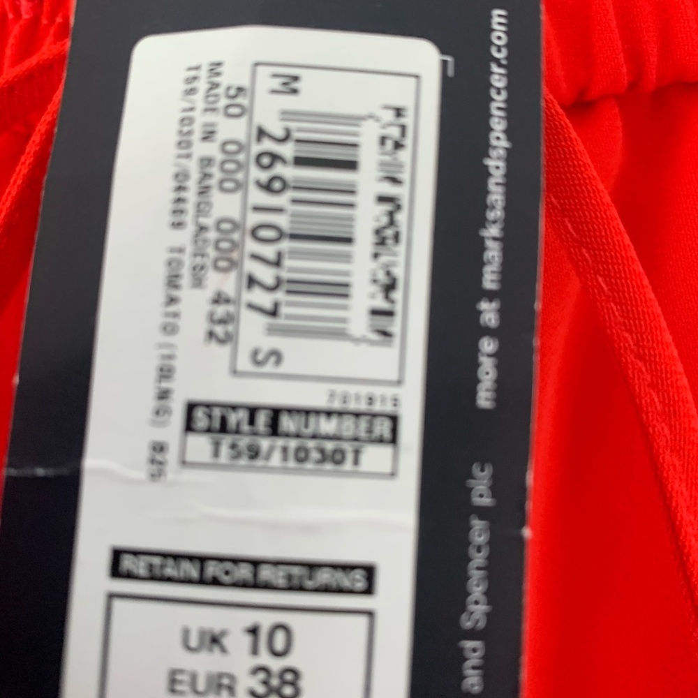 M&S wide leg trousers light weight / thin - Picture 2 of 5